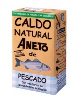 Caldo natural de pescado con verduras ecológico 