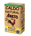 Caldo natural de pollo de corral ecológico 